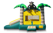 inflatable jumping slide combo